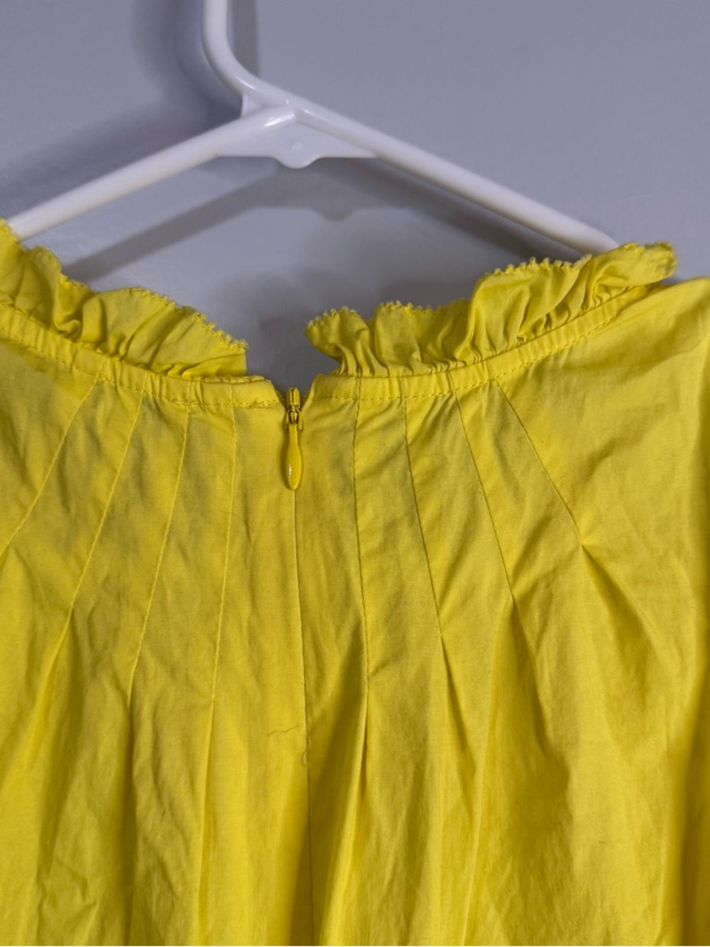 Sea New York Bright Yellow Tabitha Poplin Cotton Dress Size 4 - Picture 6 of 12